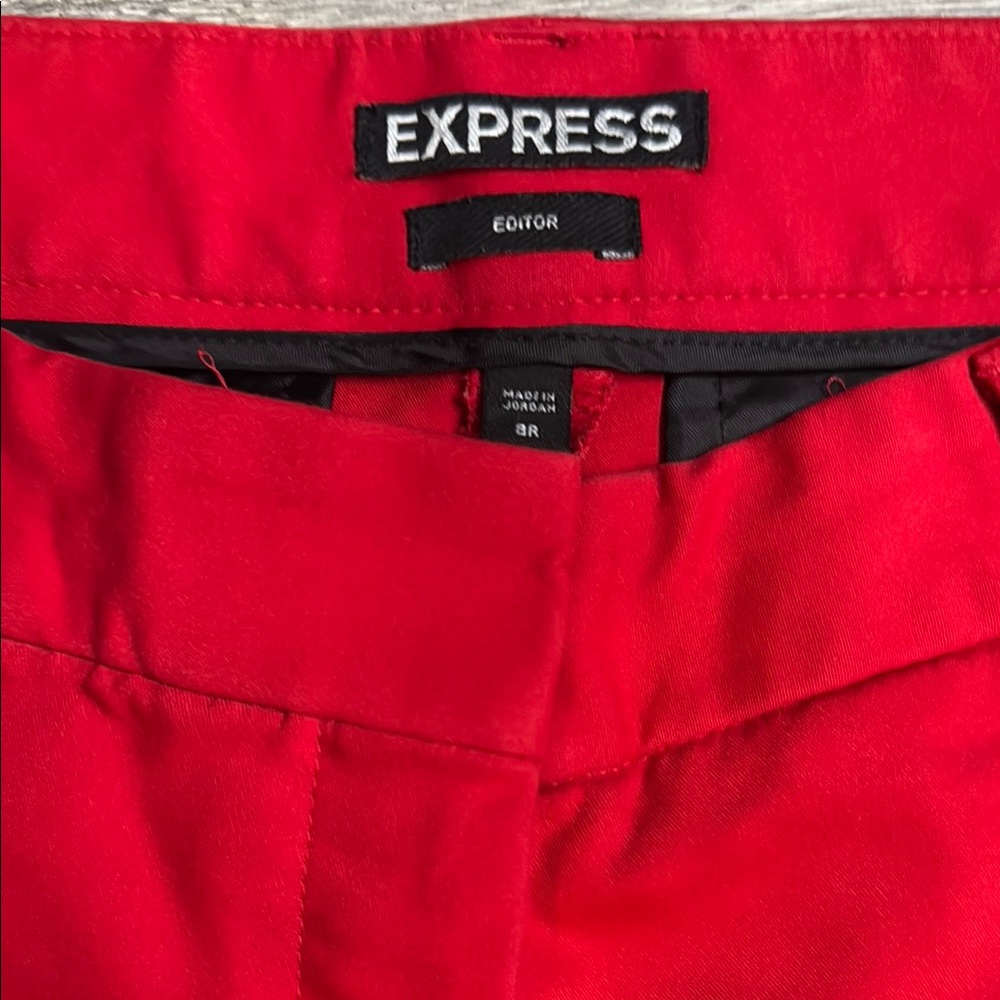 Express Red Women's Trousers